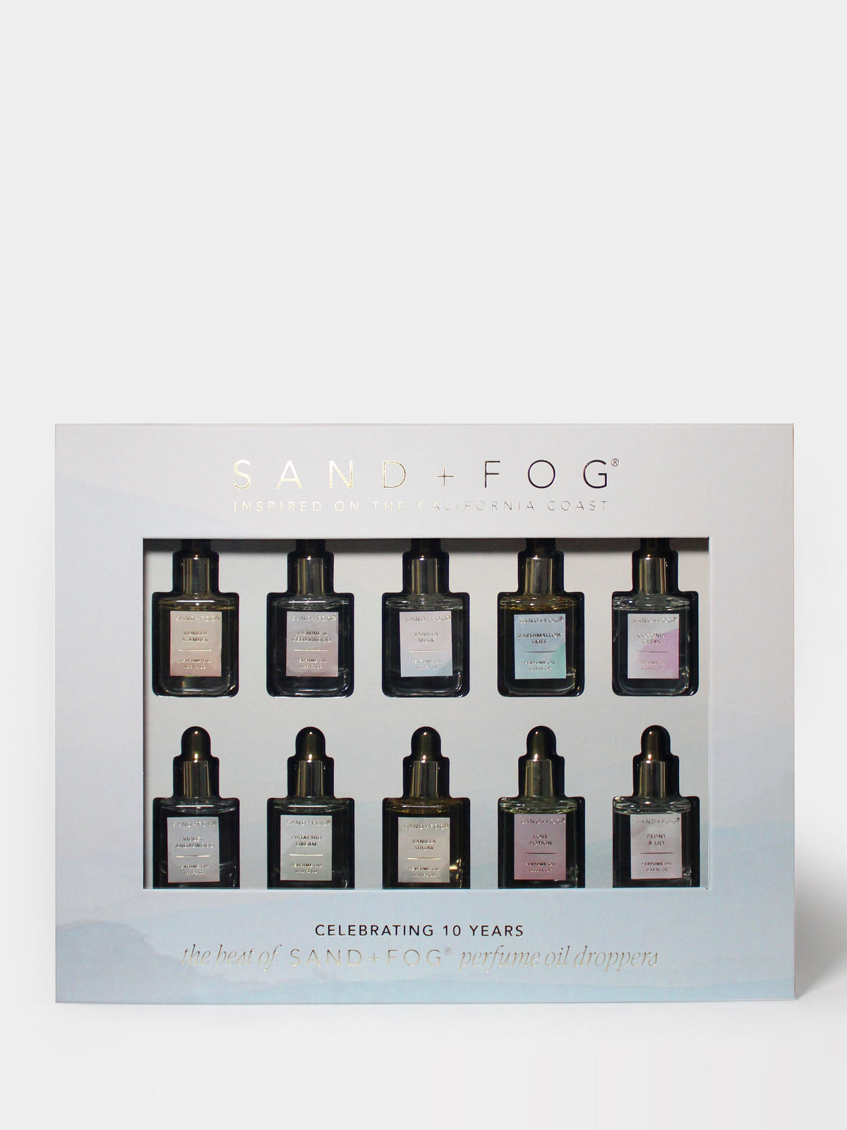 Ten Year Anniversary Curated Perfume Oil Dropper Set