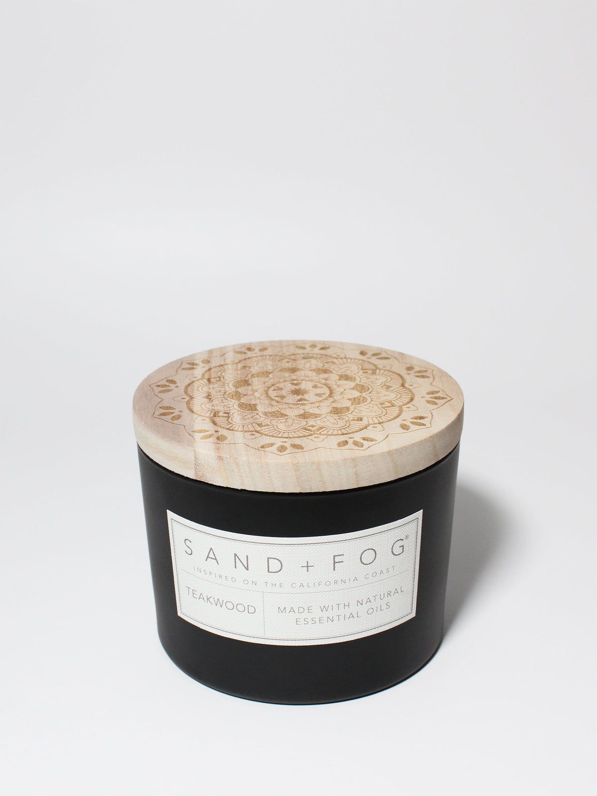Teakwood 12 oz aromatic scented candle