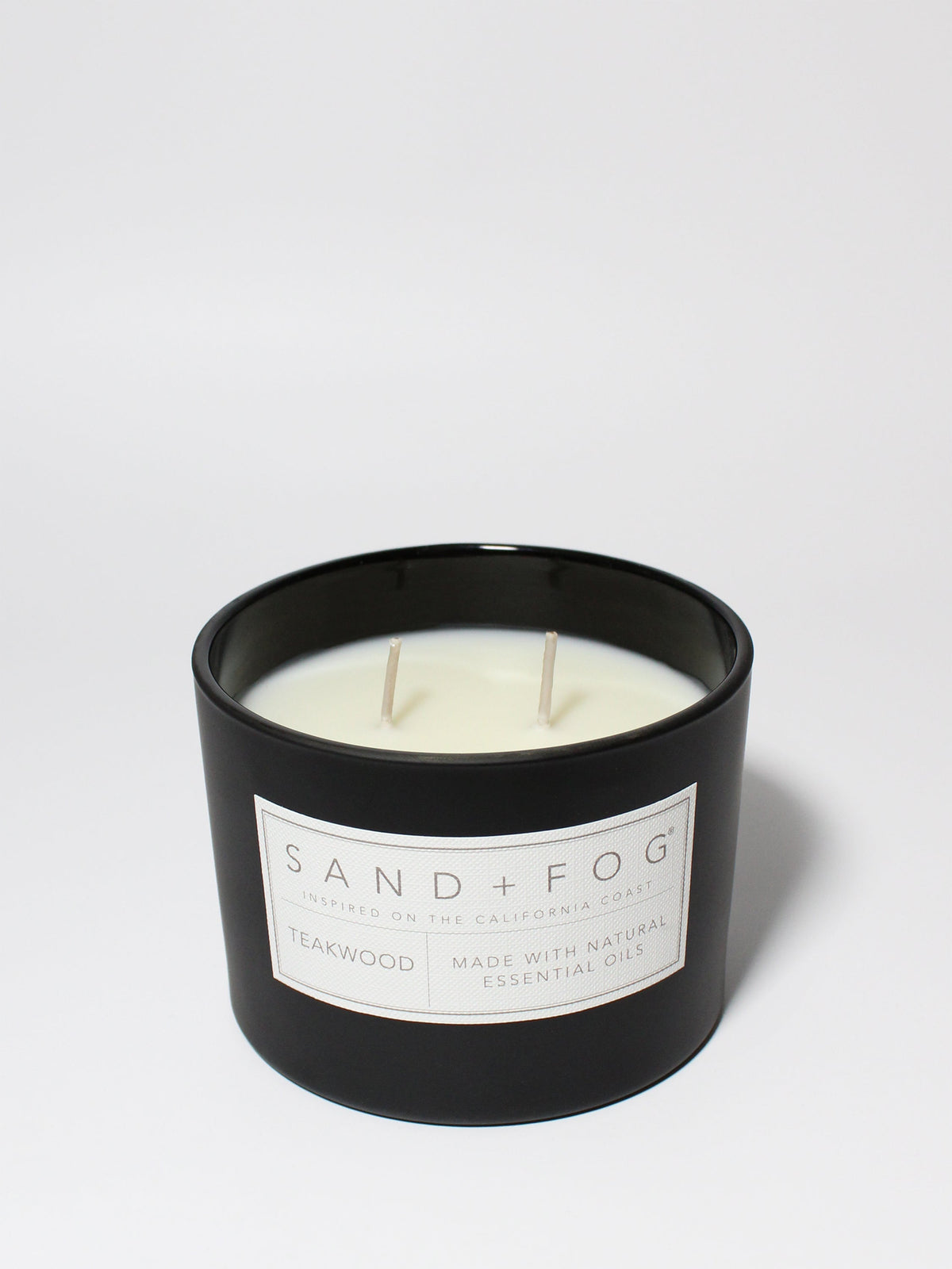 Teakwood 12 oz aromatic scented candle