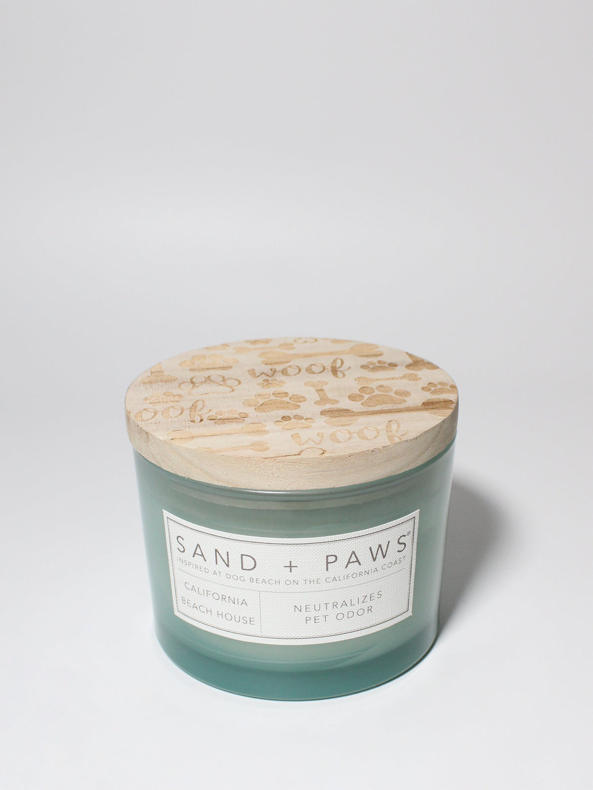 Sand + Paws California Beach House 12 oz aromatic scented candle
