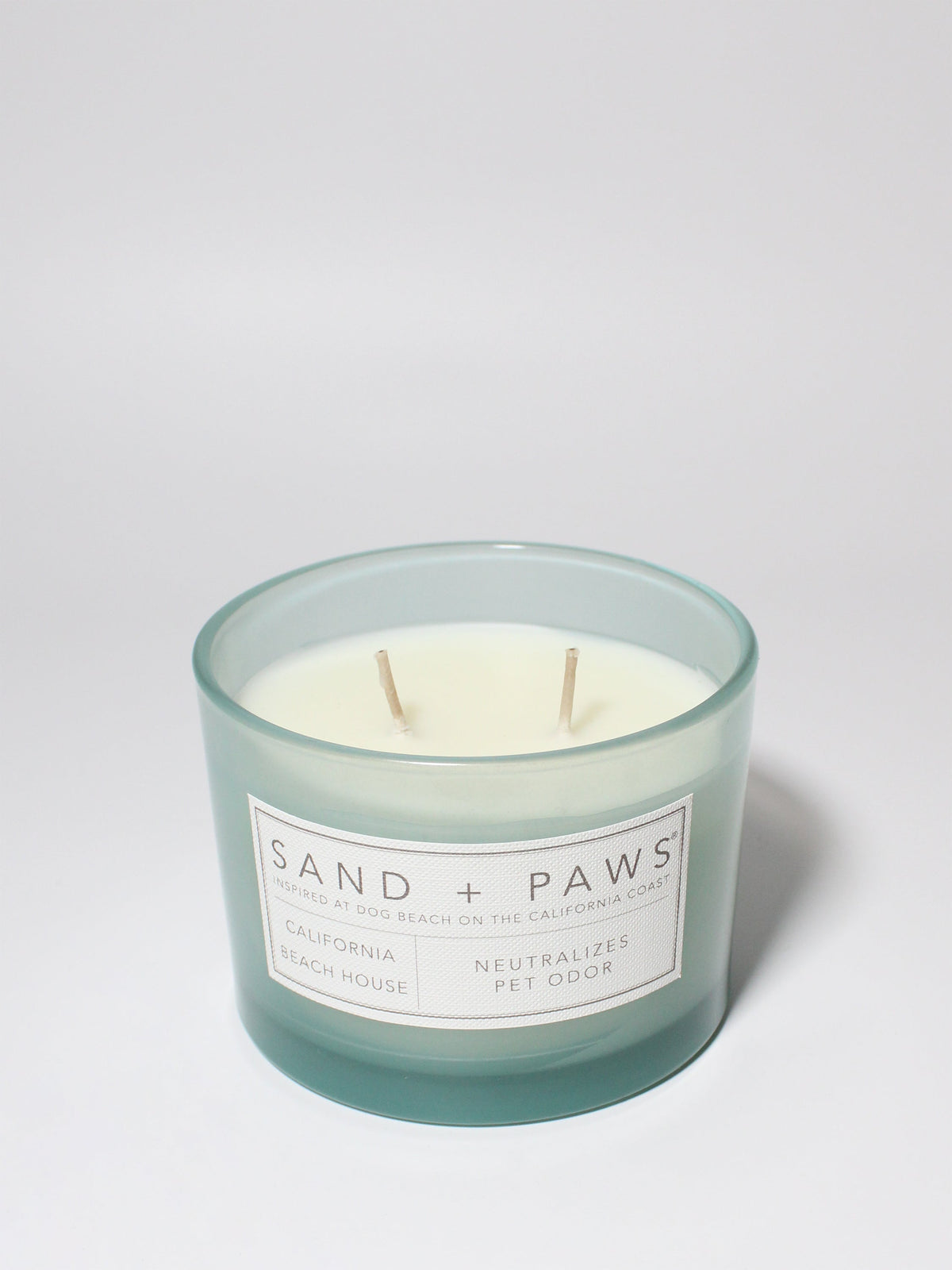 Sand + Paws California Beach House 12 oz aromatic scented candle