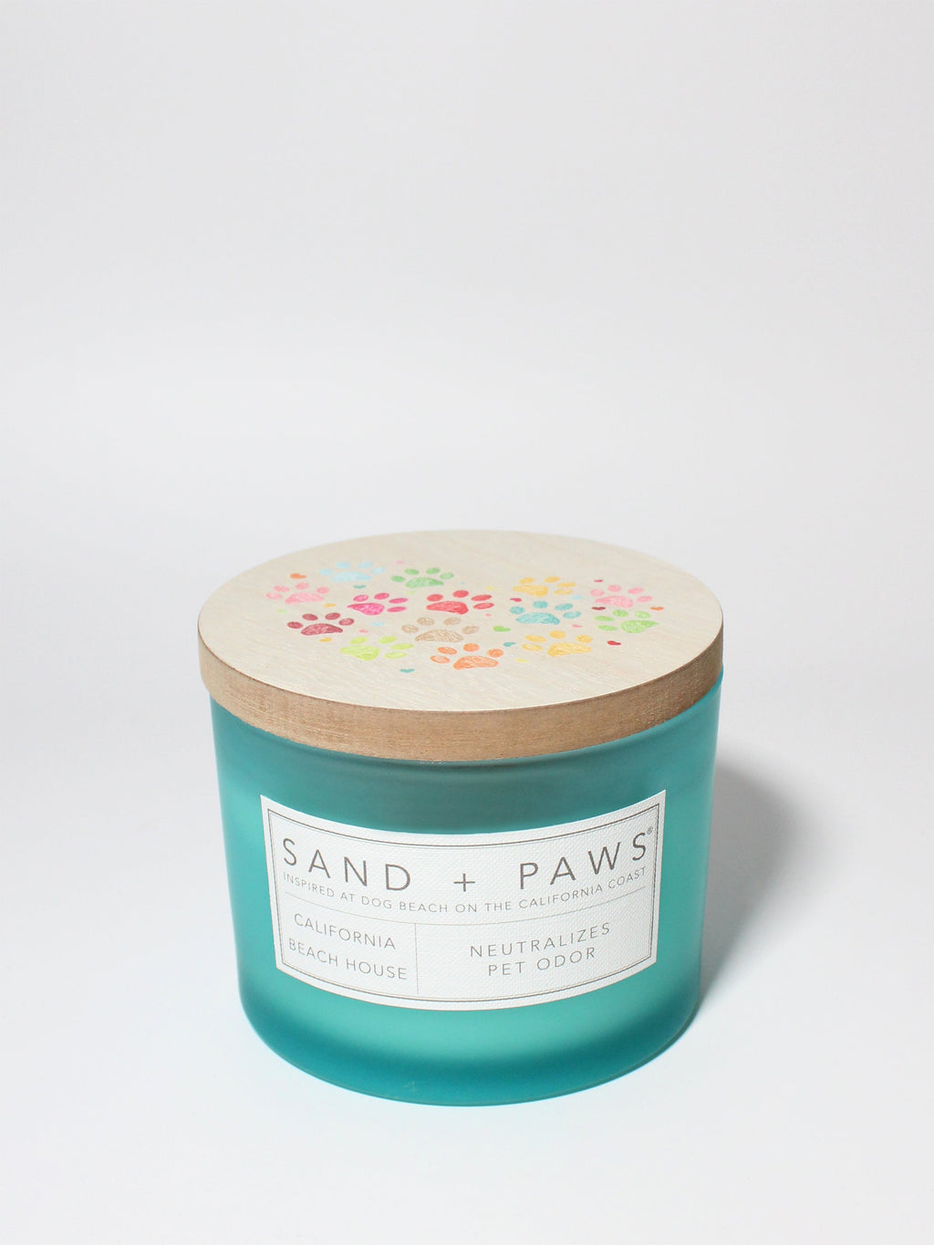 Sand + Paws California Beach House 12 oz aromatic scented candle