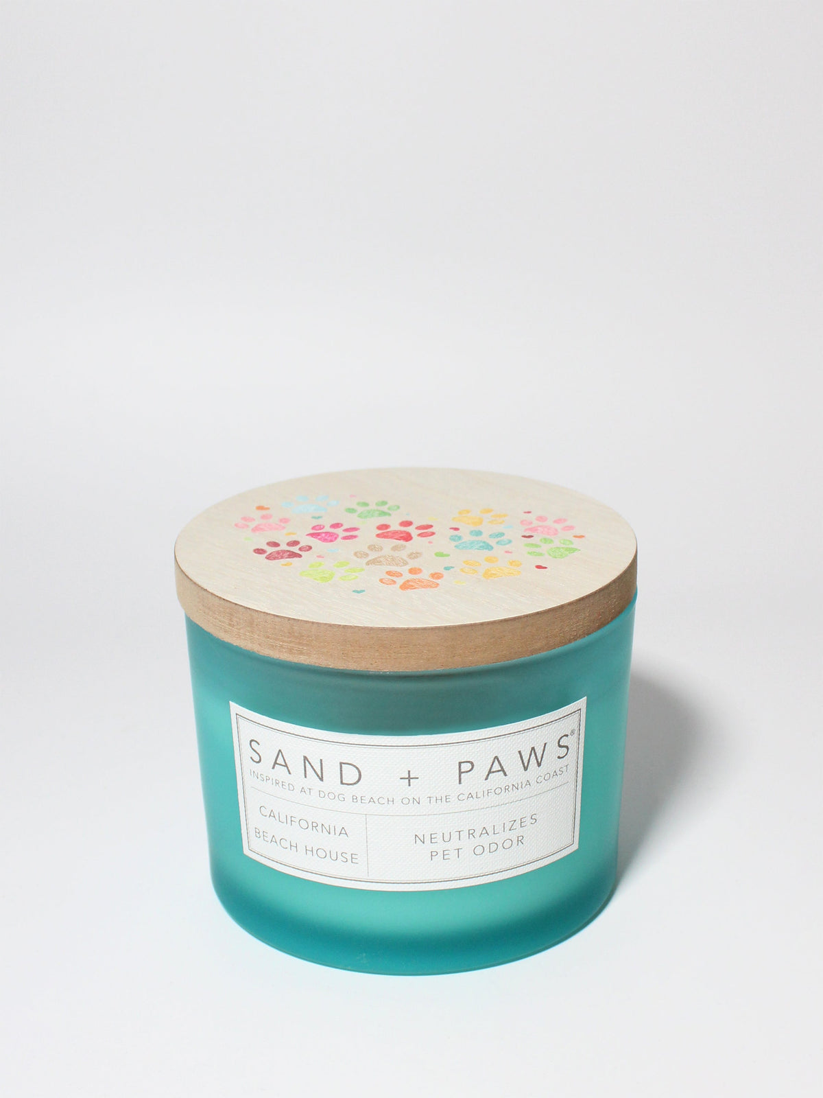 Sand + Paws California Beach House 12 oz aromatic scented candle