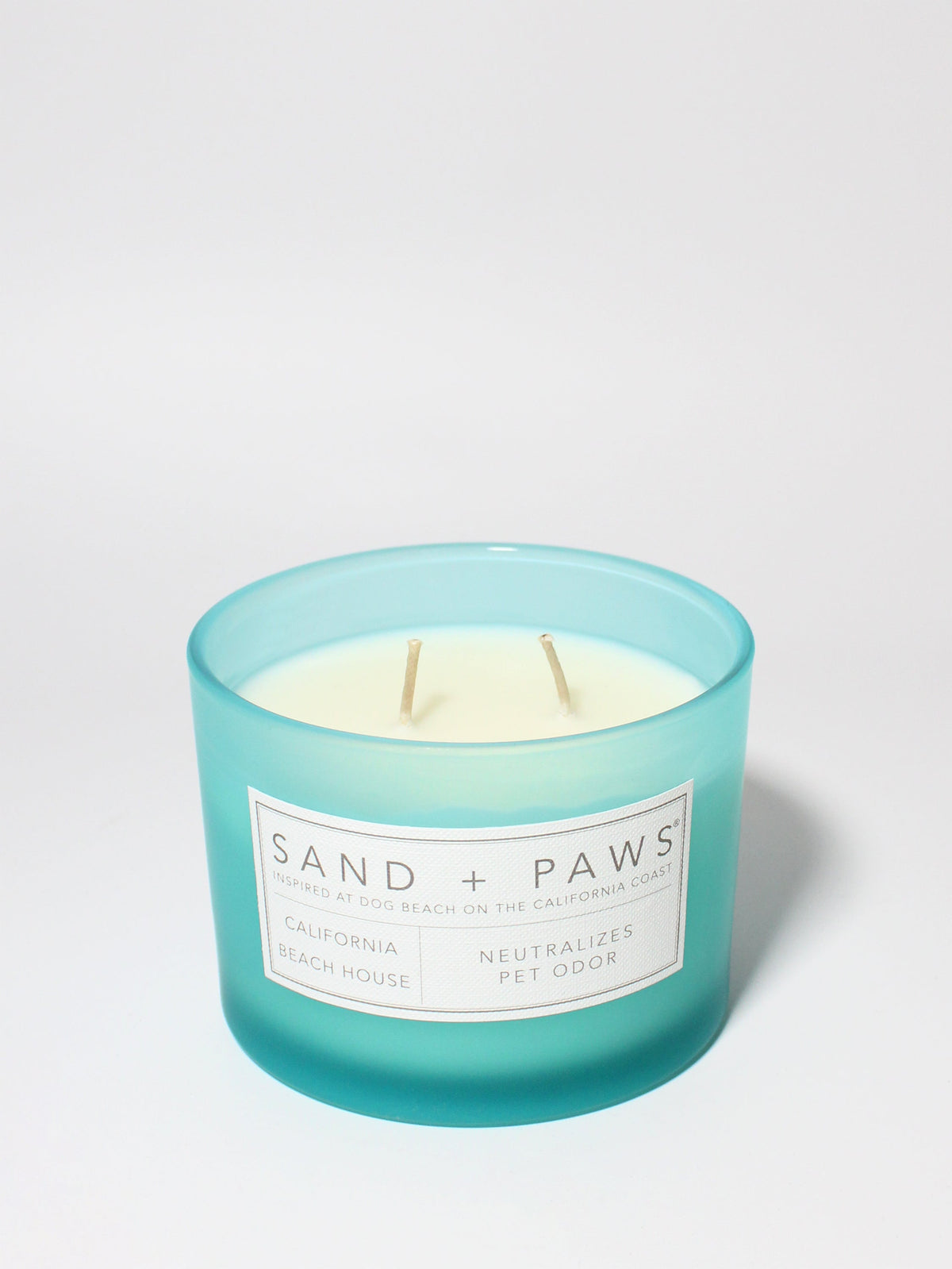 Sand + Paws California Beach House 12 oz aromatic scented candle