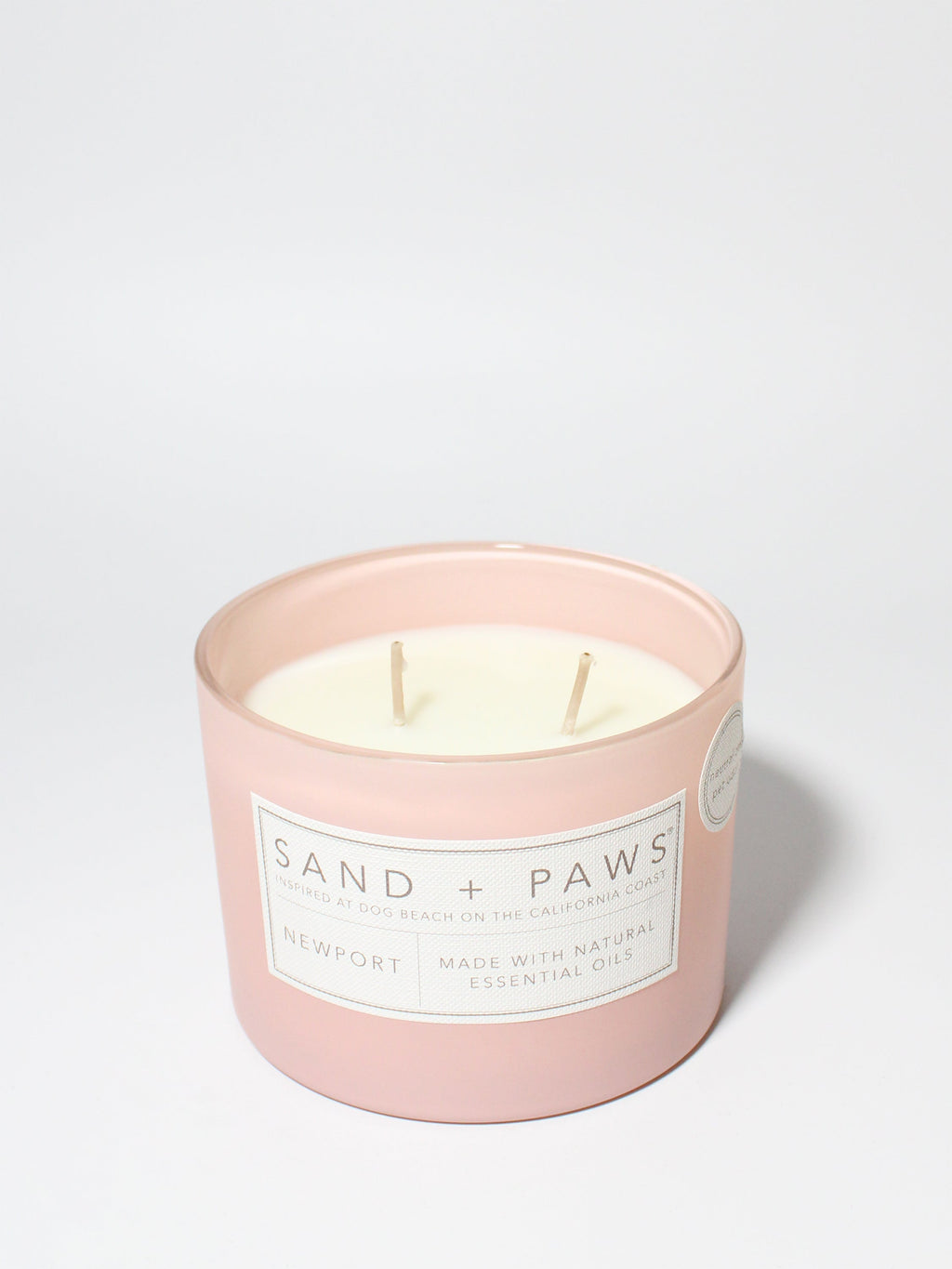 Sand + Paws Newport 12 oz aromatic scented candle