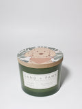 Sand + Paws Clean Waves 12 oz aromatic scented candle