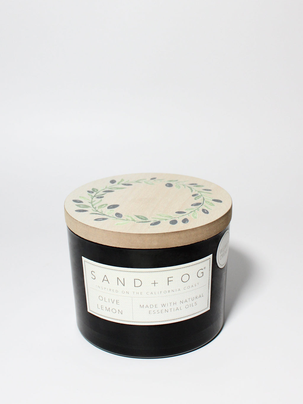 Olive Lemon 12 oz aromatic scented candle