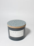Midnight Blue Citrus 12 oz aromatic scented candle