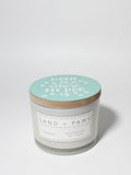 Sand + Paws Gardenia 12 oz aromatic scented candle