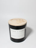 Sand + Paws Teakwood 21 oz aromatic scented candle
