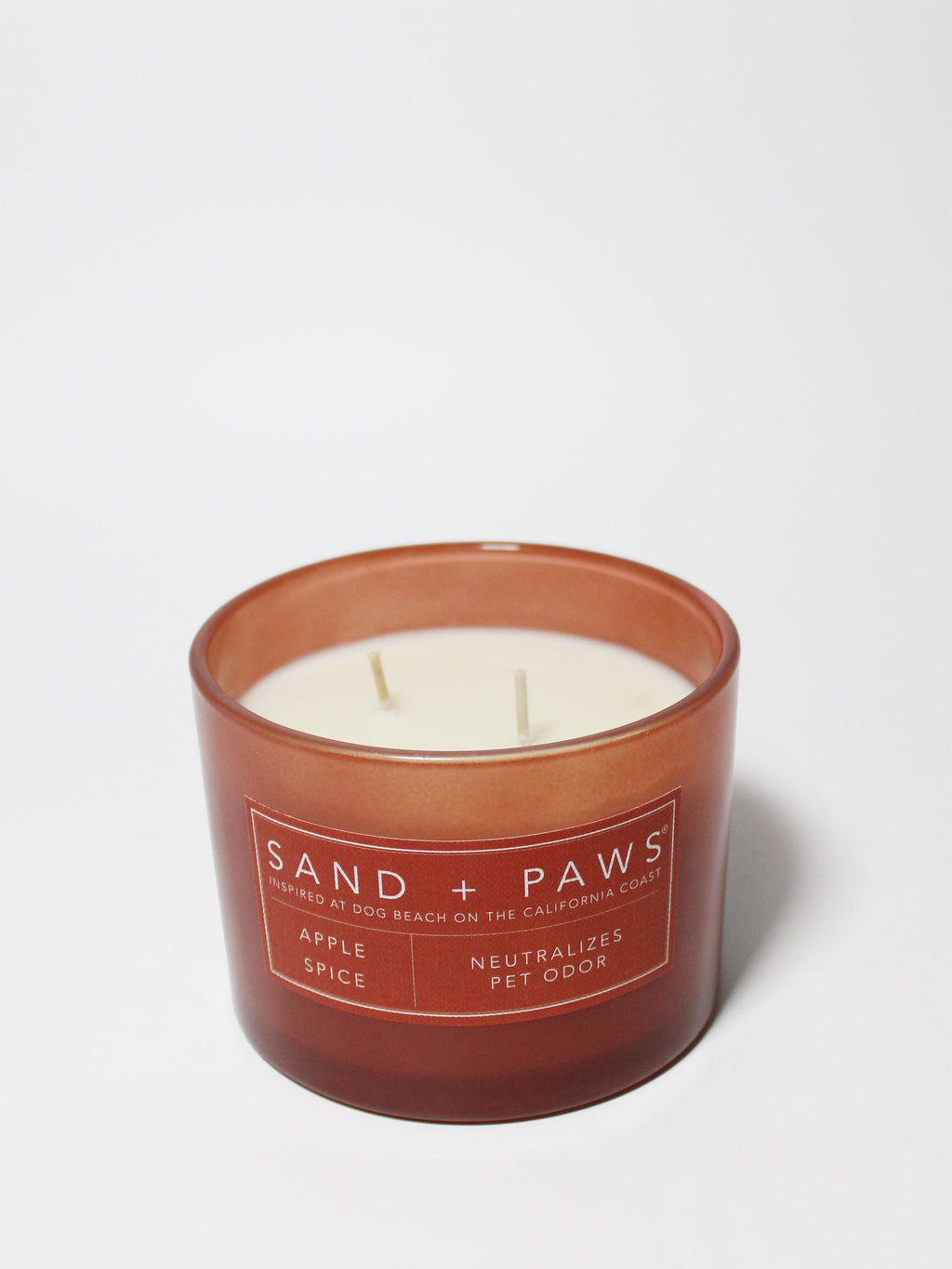 Sand + Paws Apple Spice 12 oz aromatic scented candle