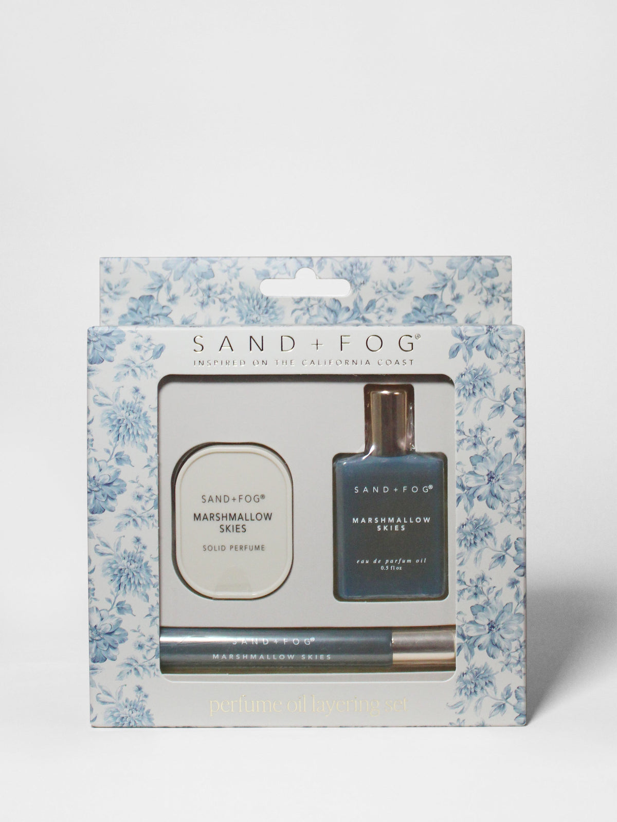 Perfume Oil Rollerballs and Solid Perfume Versatile Set - Marshmallow Skies
