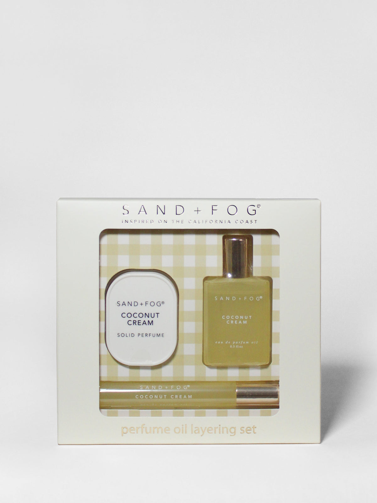 Perfume Oil Rollerballs and Solid Perfume Versatile Set - Coconut Cream