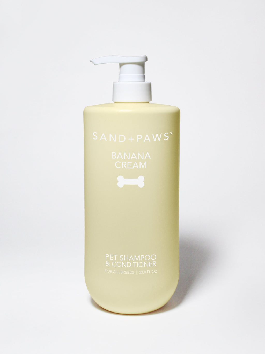 Sand + Paws Gentle Pet Shampoo & Conditioner - Banana Cream