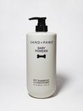 Sand + Paws Gentle Pet Shampoo & Conditioner - Baby Powder
