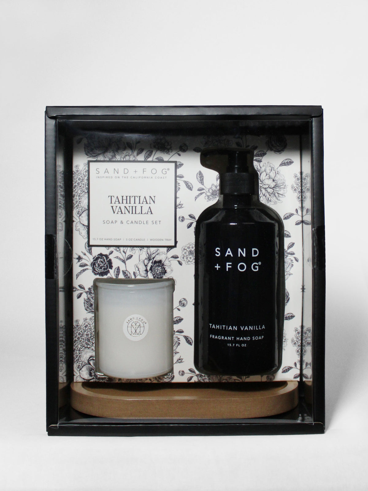 Tahitian Vanilla Coordinated Hand Soap & Candle Set
