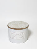 White Vanilla 12 oz aromatic scented candle