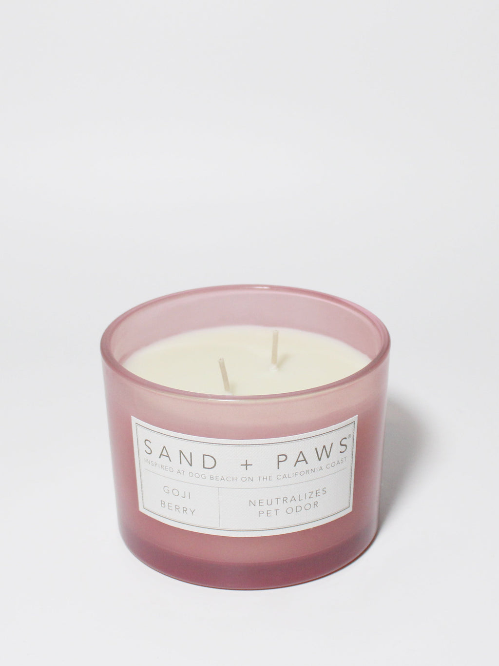 Sand + Paws Goji Berry 12 oz aromatic scented candle