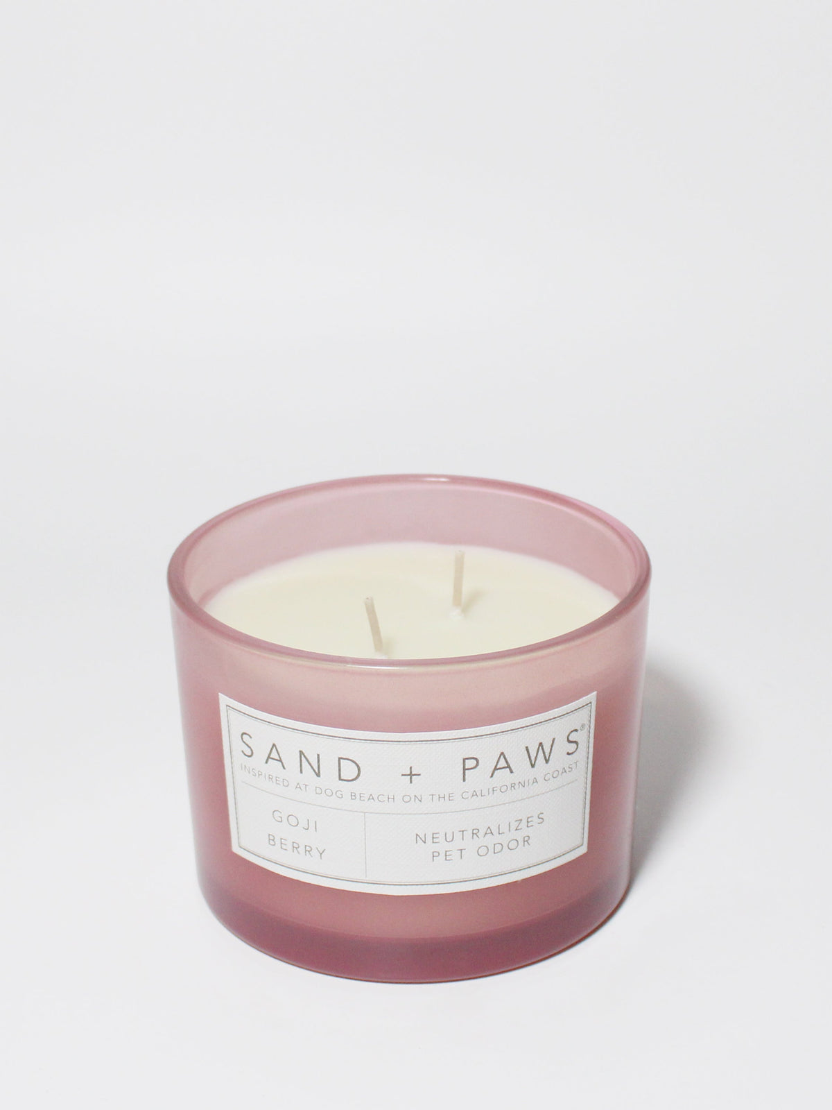 Sand + Paws Goji Berry 12 oz aromatic scented candle