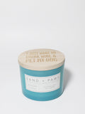 Sand + Paws Golden Citrus 12 oz aromatic scented candle