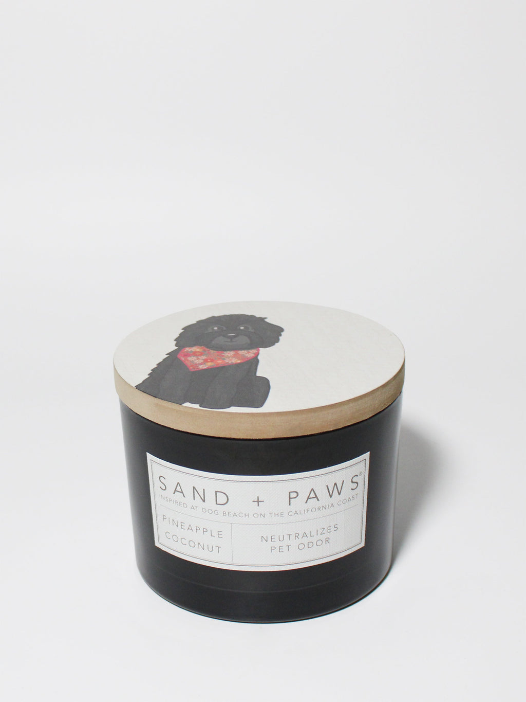 Sand + Paws Pineapple Coconut 12 oz aromatic scented candle