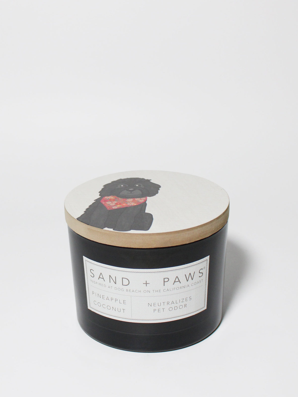 Sand + Paws Pineapple Coconut 12 oz aromatic scented candle