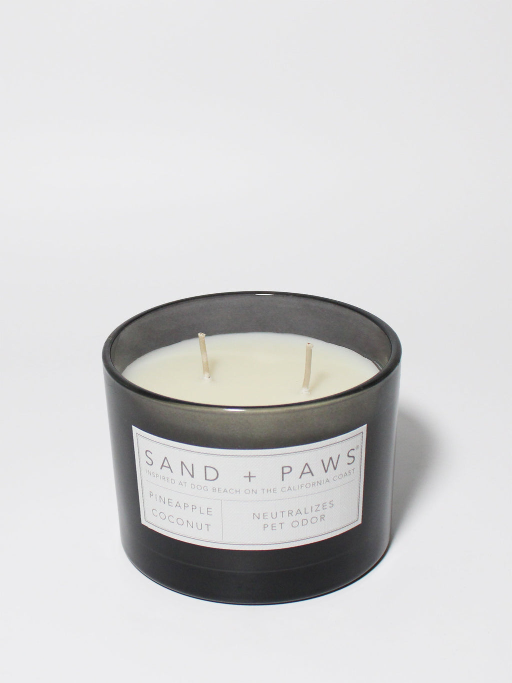Sand + Paws Pineapple Coconut 12 oz aromatic scented candle