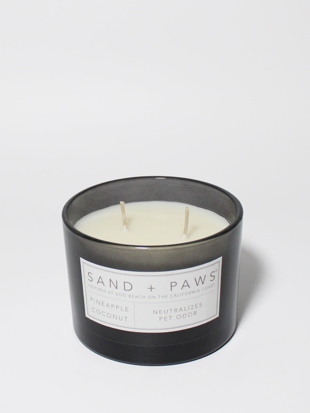 Sand + Paws Pineapple Coconut 12 oz aromatic scented candle
