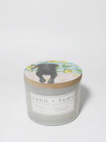 Sand + Paws Tropical Citrus 12 oz aromatic scented candle