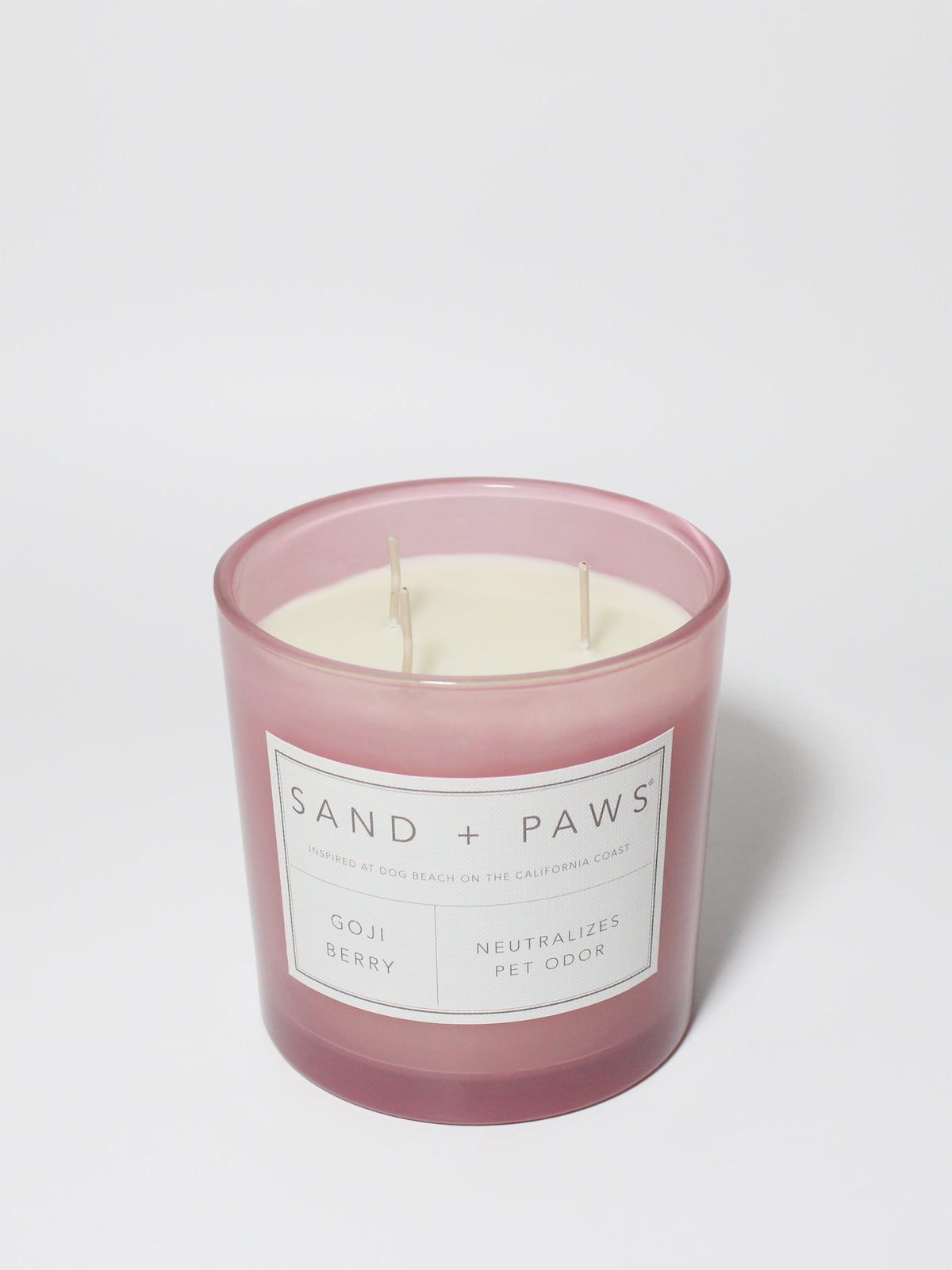 Sand + Paws Goji Berry 21 oz aromatic scented candle
