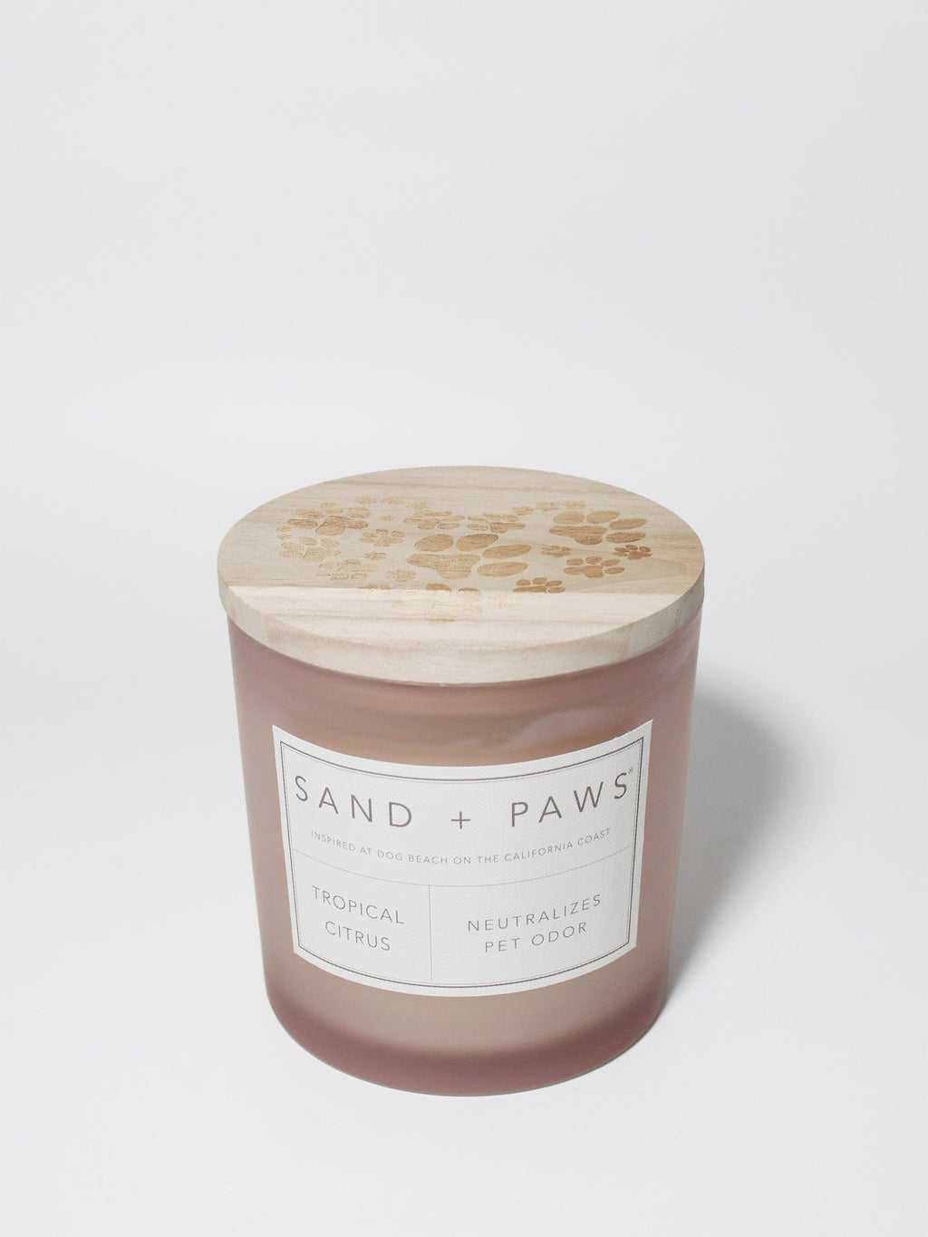 Sand + Paws Tropical Citrus 21 oz aromatic scented candle