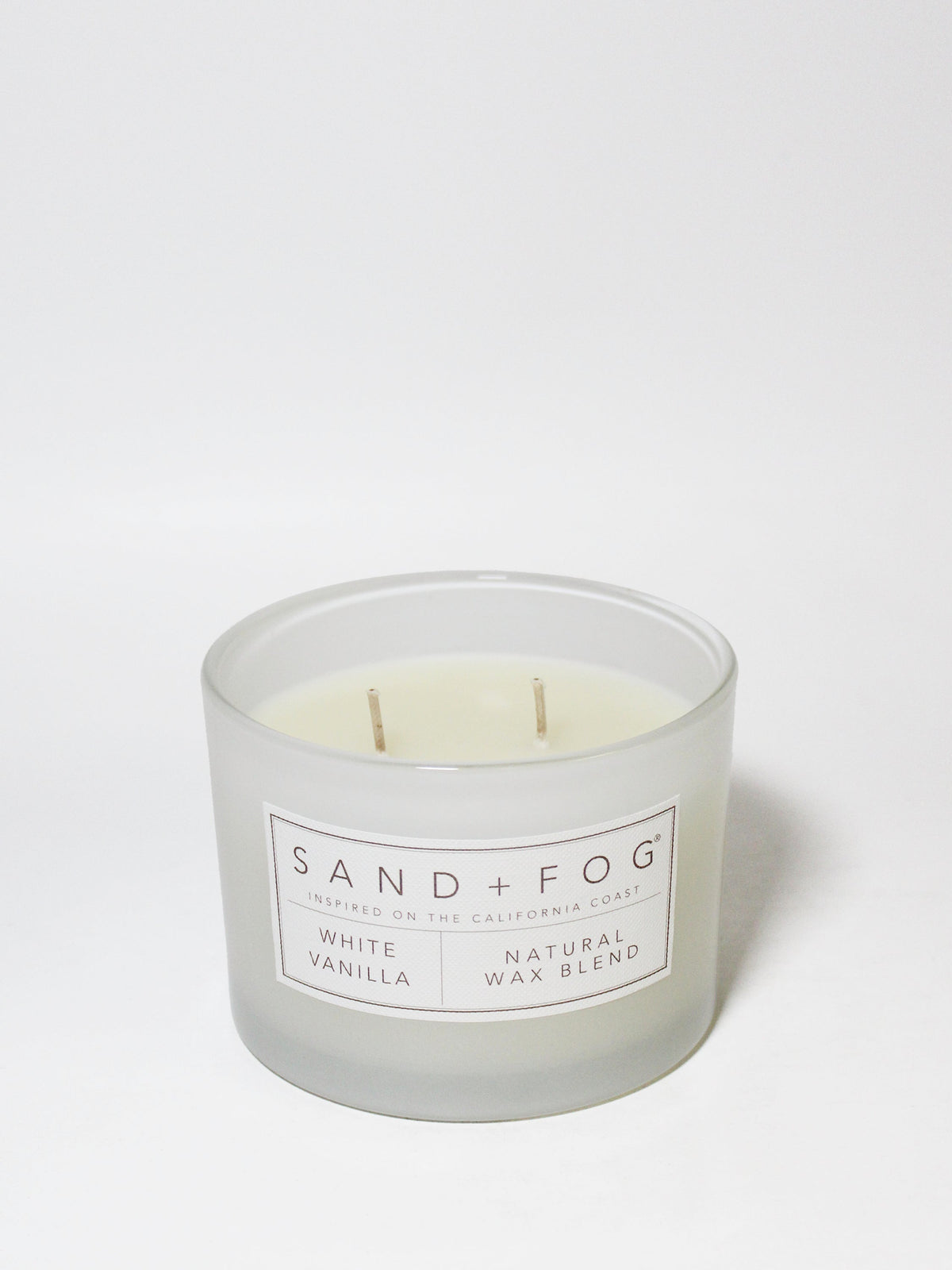 White Vanilla 12 oz aromatic scented candle