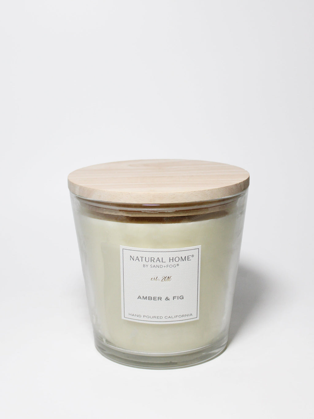 Amber & Fig Natural Home 31 oz aromatic scented candle