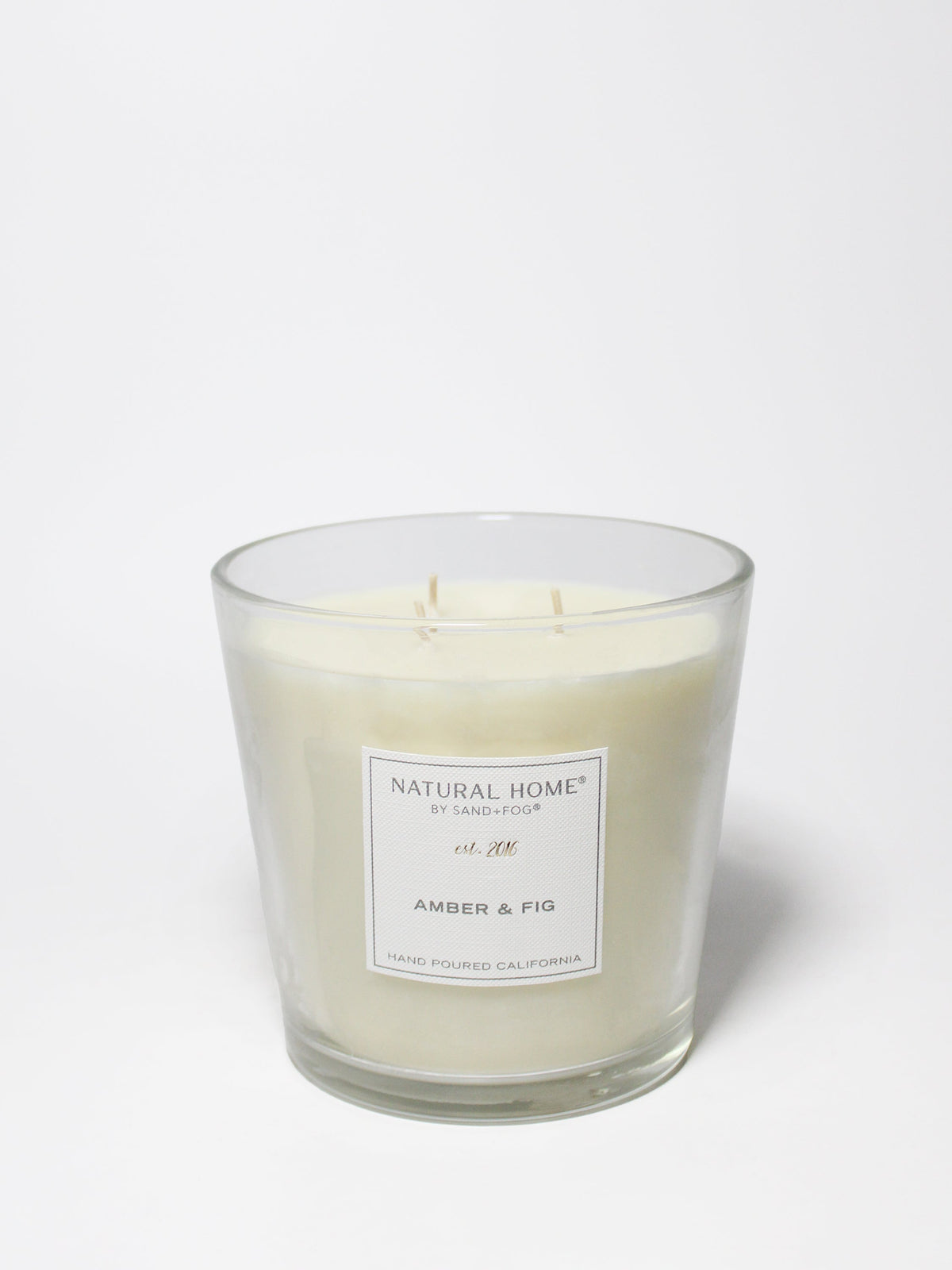 Amber & Fig Natural Home 31 oz aromatic scented candle
