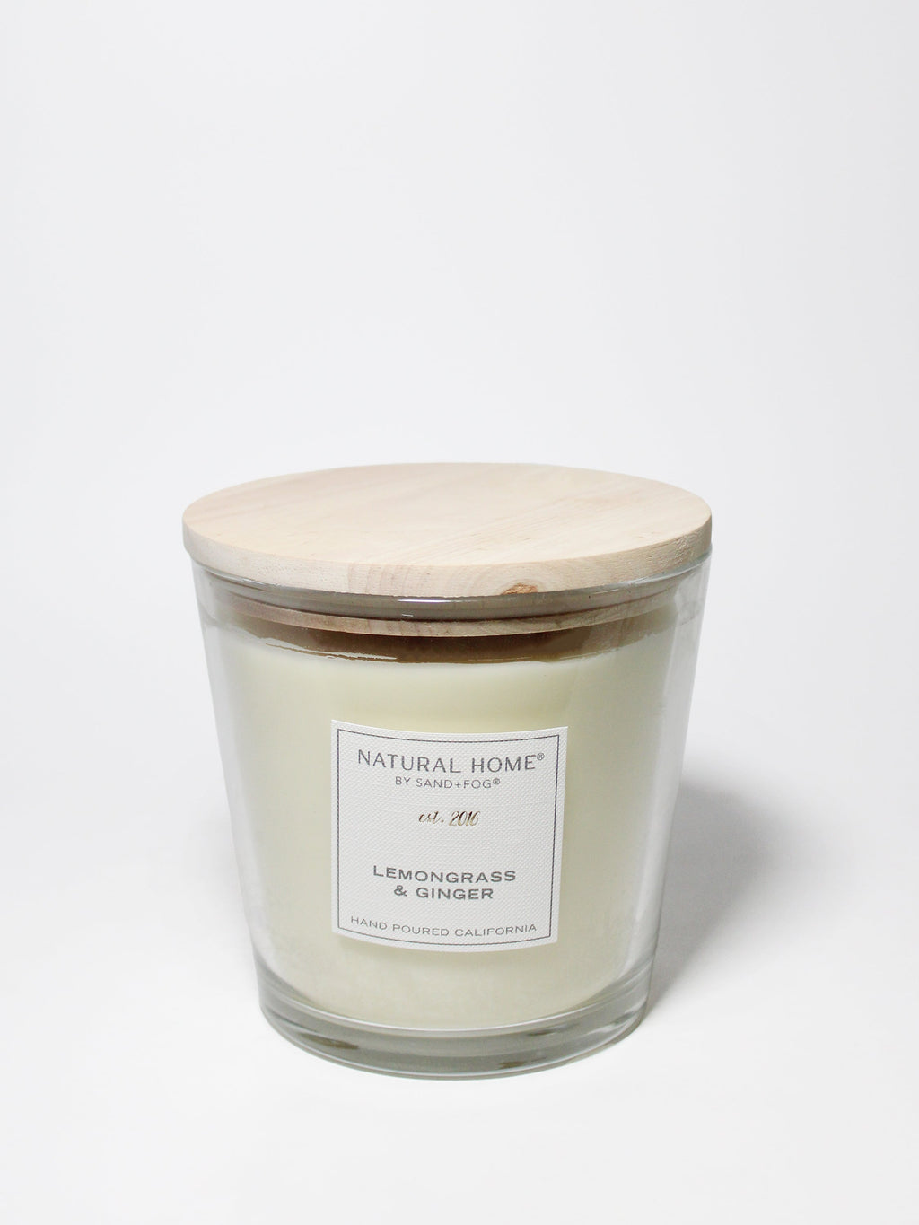 Lemongrass & Ginger Natural Home 31 oz aromatic scented candle