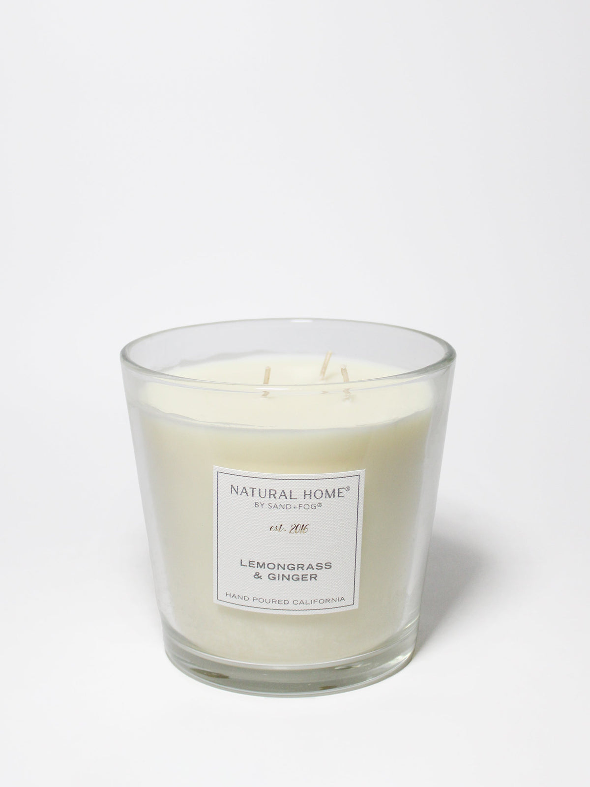 Lemongrass & Ginger Natural Home 31 oz aromatic scented candle