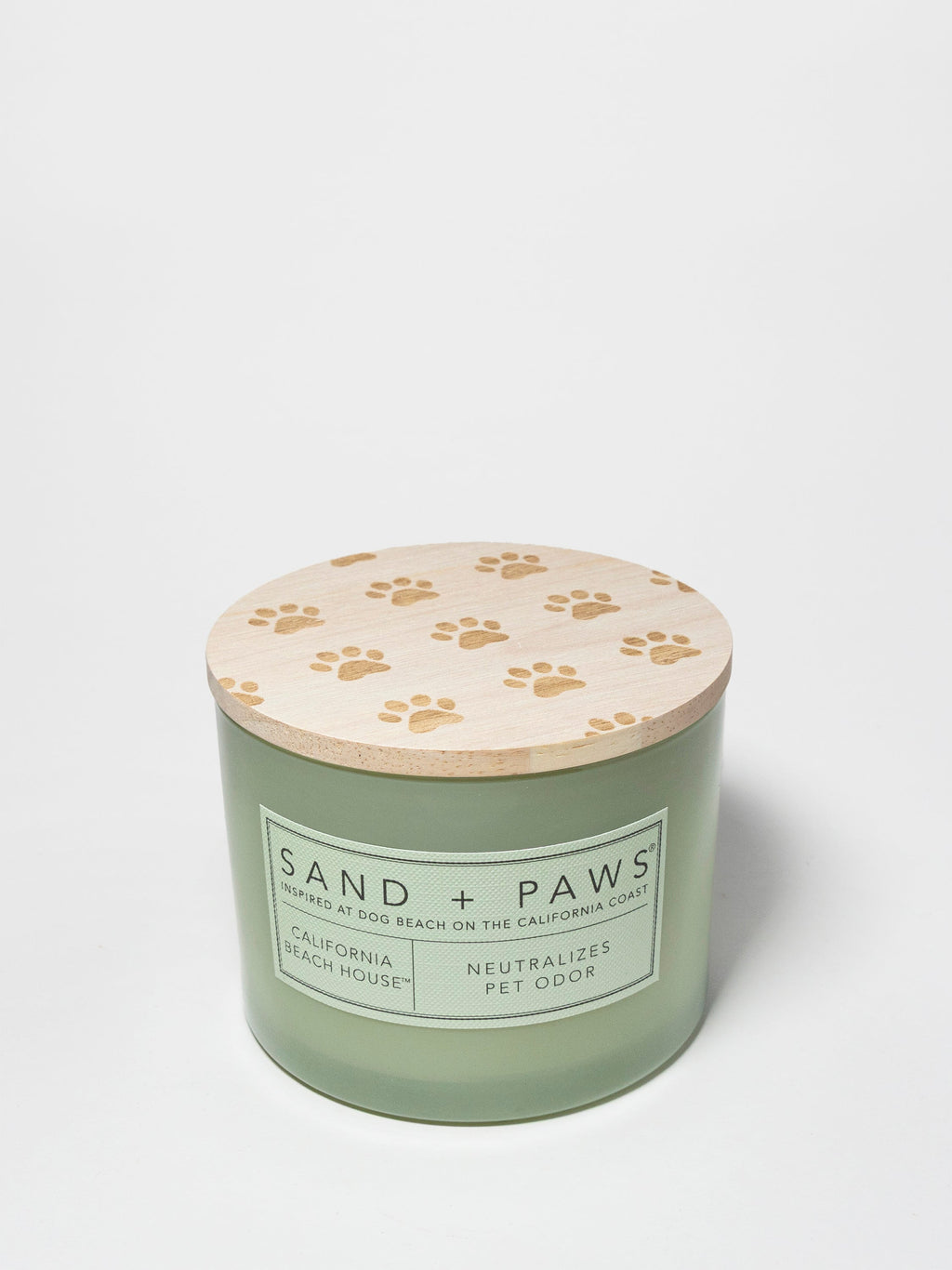 Sand + Paws California Beach House 12 oz aromatic scented candle