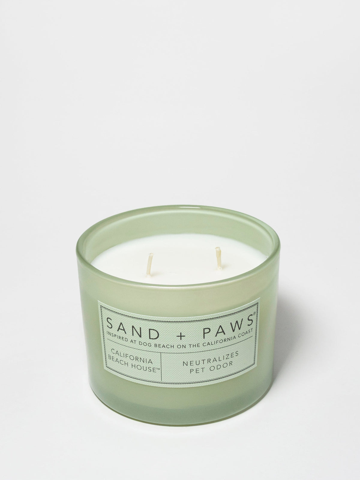 Sand + Paws California Beach House 12 oz aromatic scented candle