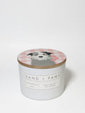 Sand + Paws Watermelon Mint 12 oz aromatic scented candle