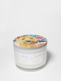 Sand + Paws Coconut & Palm 12 oz aromatic scented candle