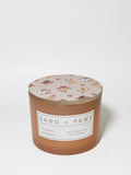 Sand + Paws Floral Bamboo 12 oz aromatic scented candle