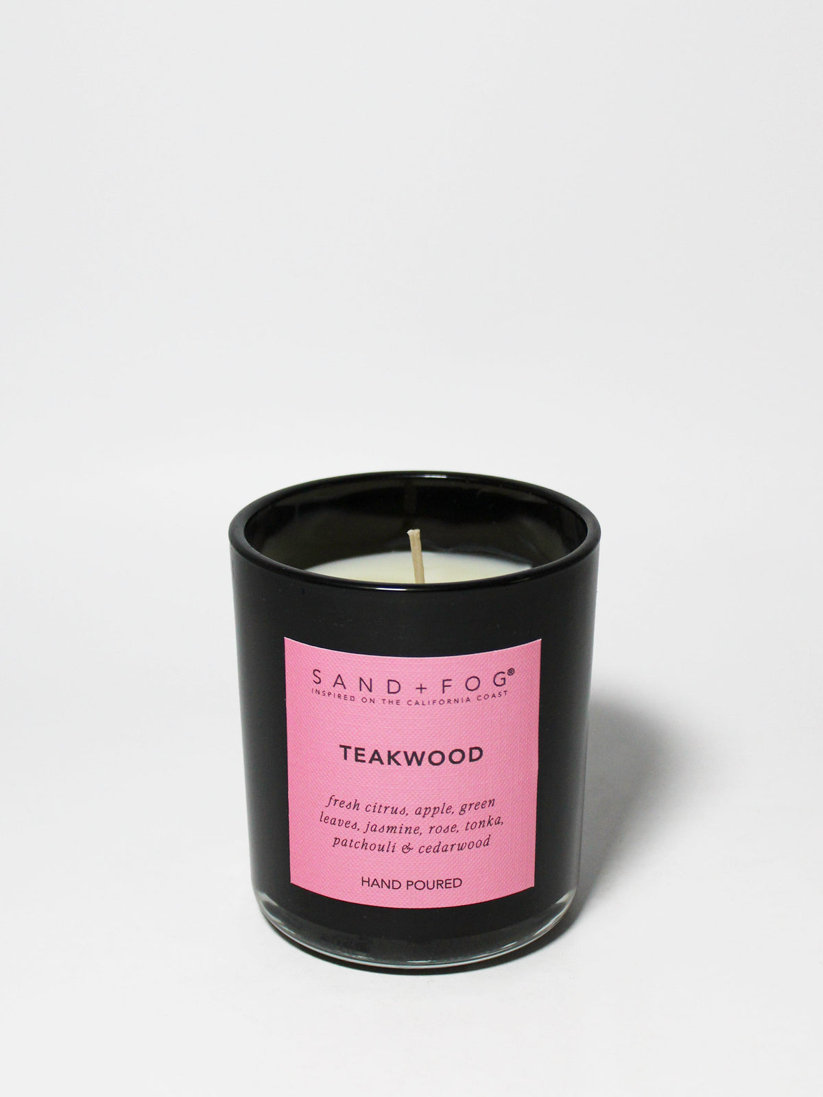 Teakwood 10 oz aromatic scented candle