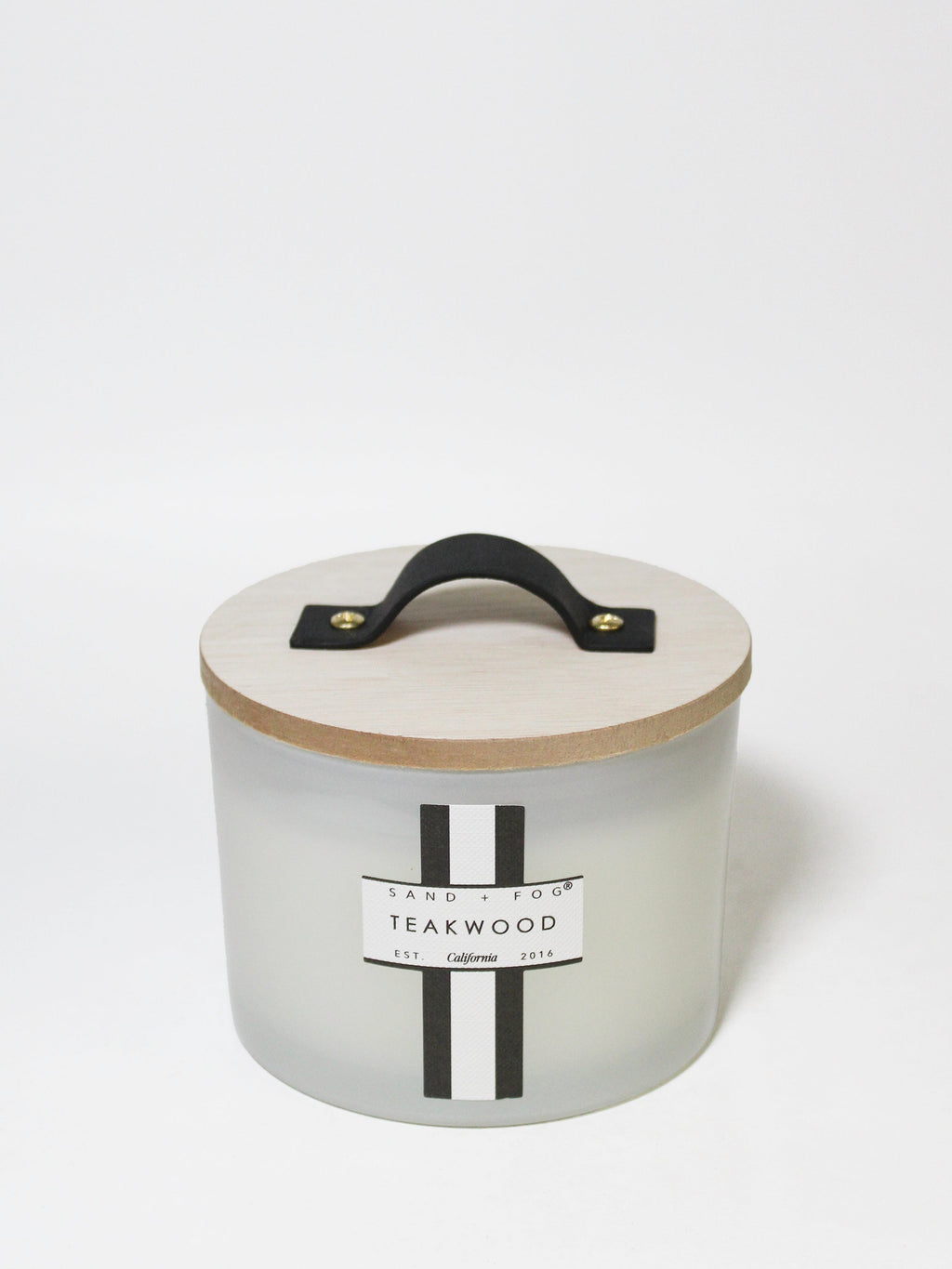 Teakwood 12 oz aromatic scented candle