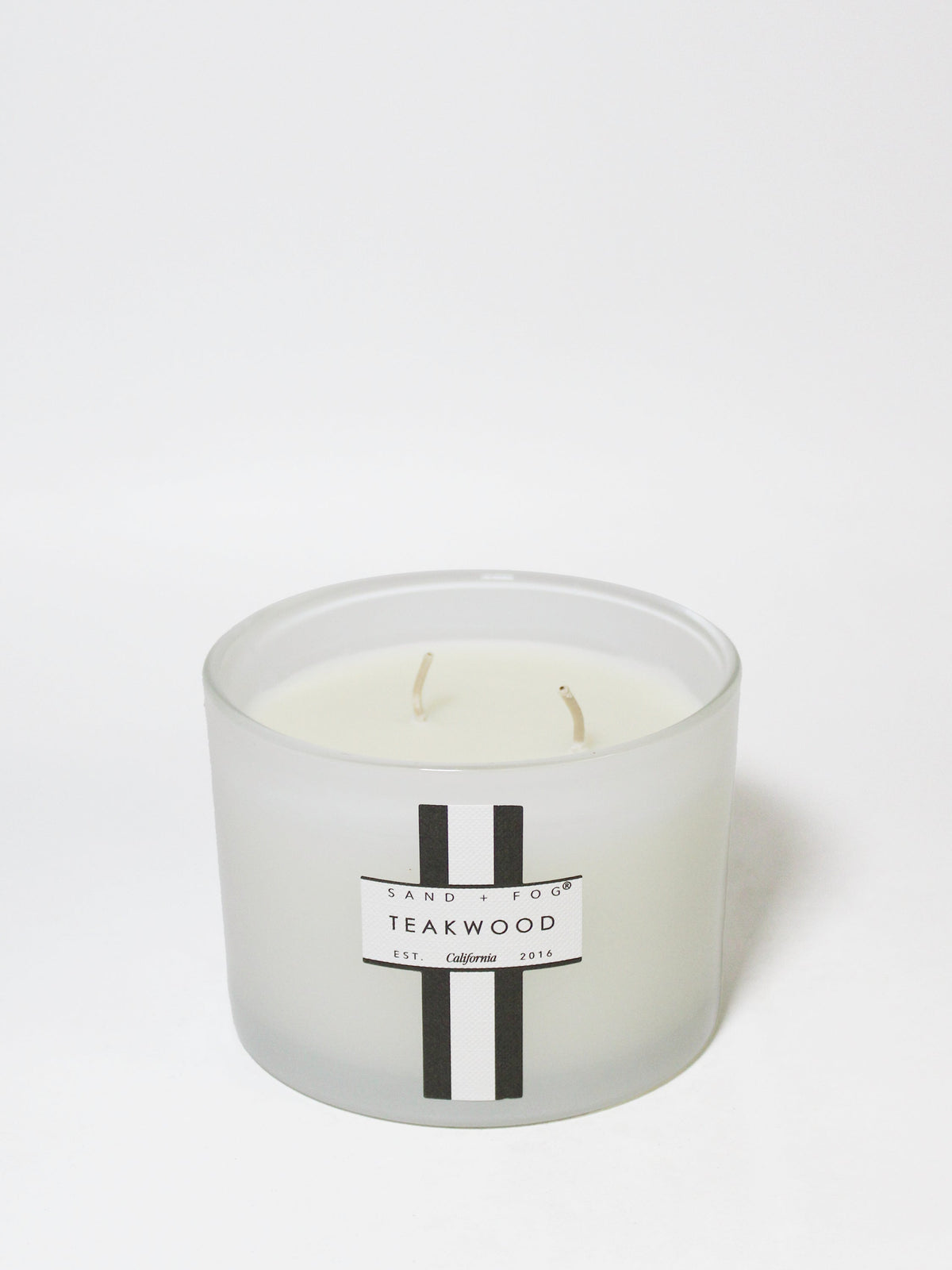 Teakwood 12 oz aromatic scented candle