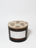 White Vanilla 12 oz aromatic scented candle