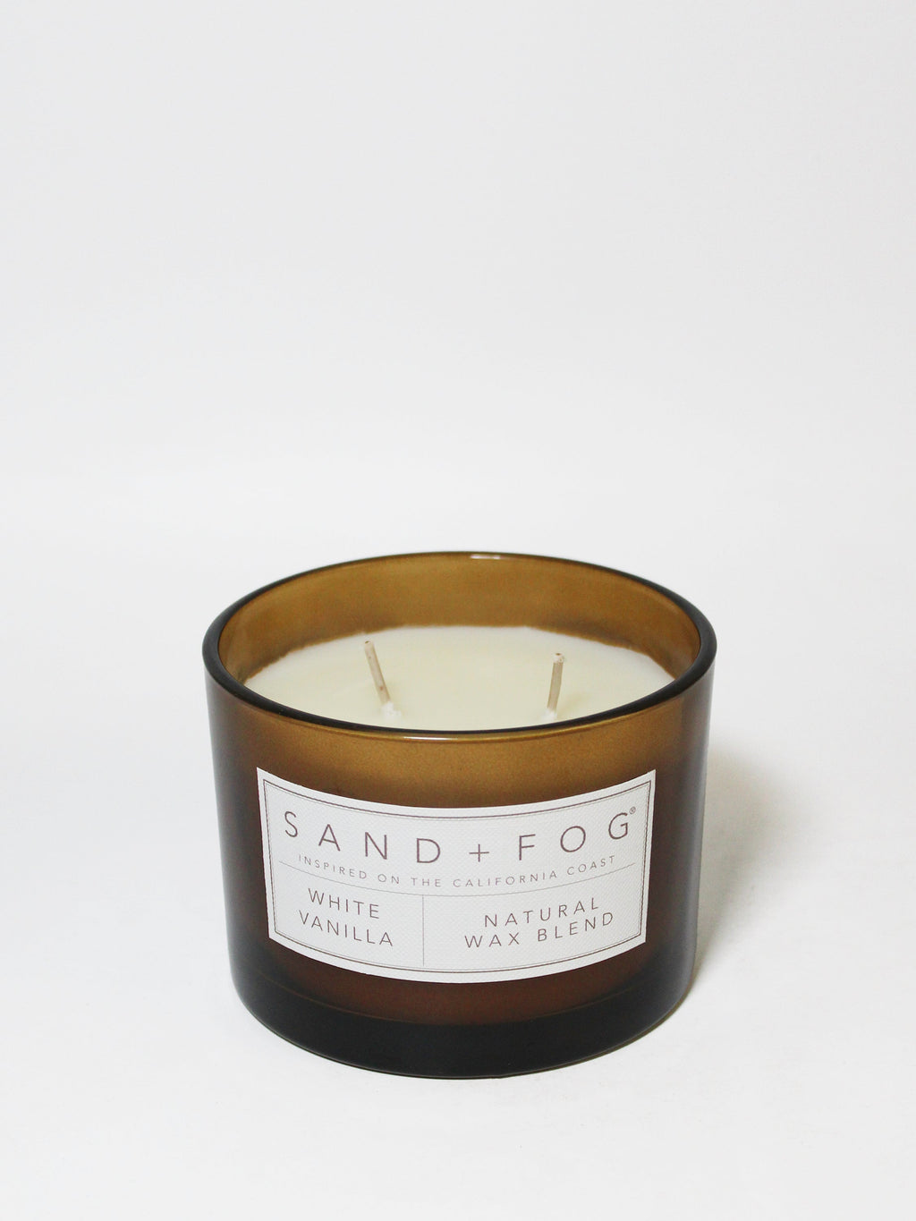 White Vanilla 12 oz aromatic scented candle