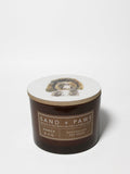 Sand + Paws Amber & Fig 12 oz aromatic scented candle