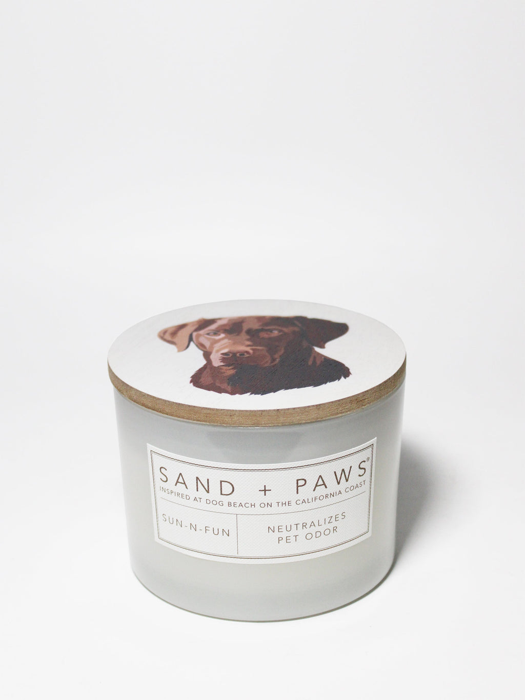 Sand + Paws Sun-n-Fun 12 oz aromatic scented candle
