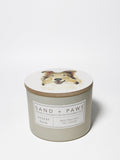 Sand + Paws Desert Rain 12 oz aromatic scented candle