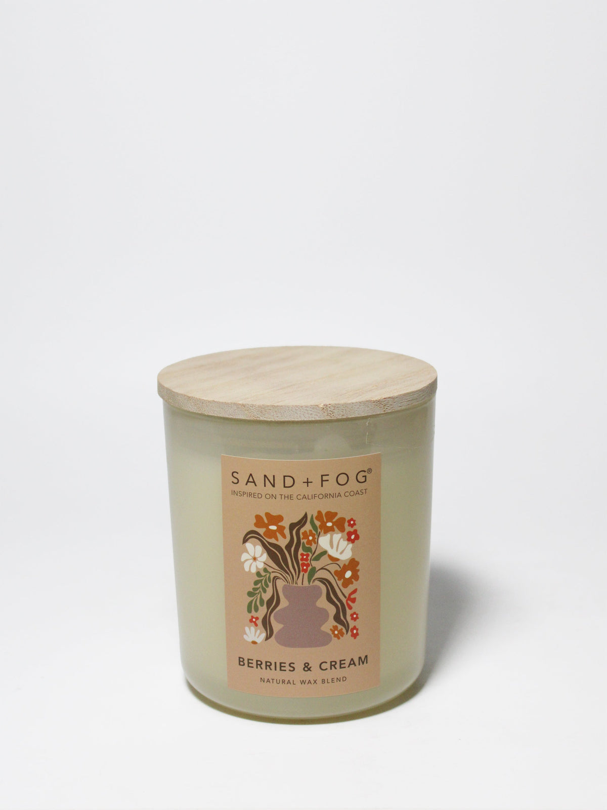 Berries & Cream 10 oz aromatic scented candle